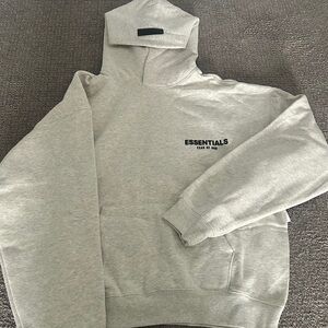 Fear of God Essentials Heather Gray Hoodie